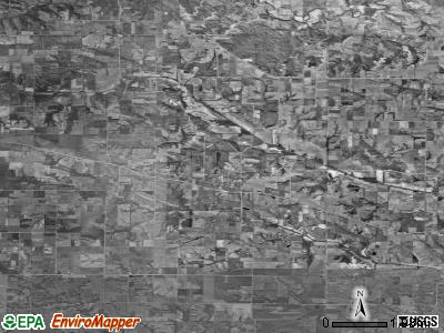Zip code 52570 satellite photo by USGS
