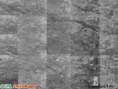 Zip code 52577 satellite photo by USGS