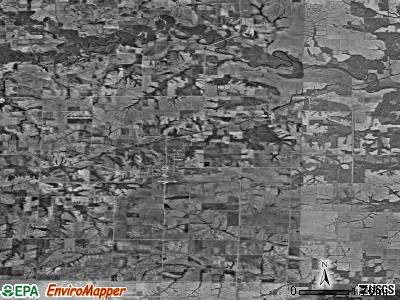 Zip code 52585 satellite photo by USGS