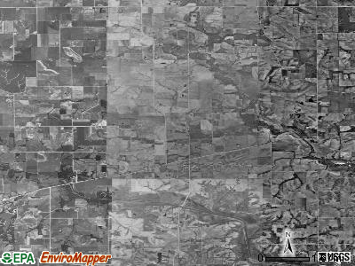 Zip code 52586 satellite photo by USGS