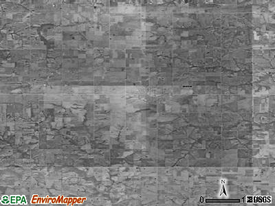 Zip code 52590 satellite photo by USGS