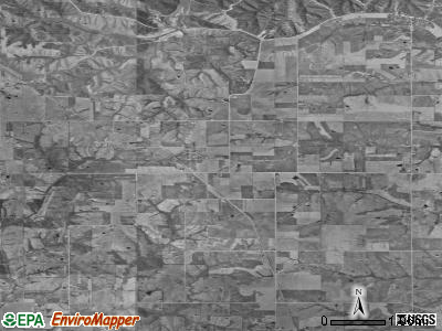 Zip code 52593 satellite photo by USGS
