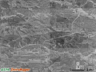 Zip code 52594 satellite photo by USGS