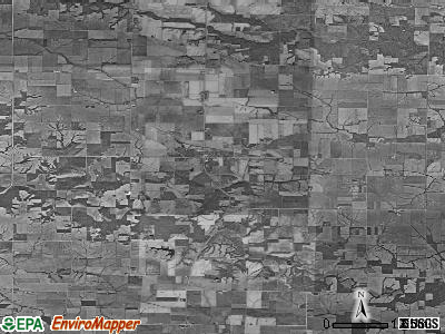 Zip code 52621 satellite photo by USGS