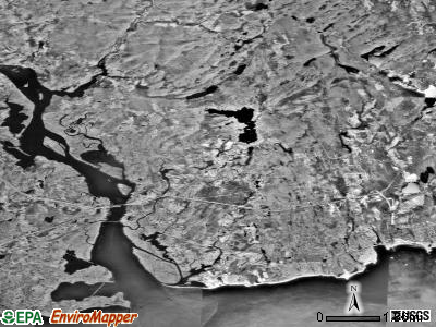 Zip code 06371 satellite photo by USGS