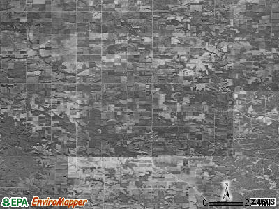 Zip code 52625 satellite photo by USGS