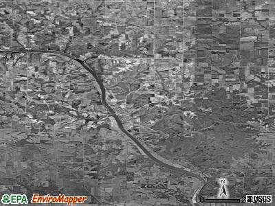 Zip code 52626 satellite photo by USGS