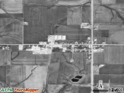 Zip code 52631 satellite photo by USGS