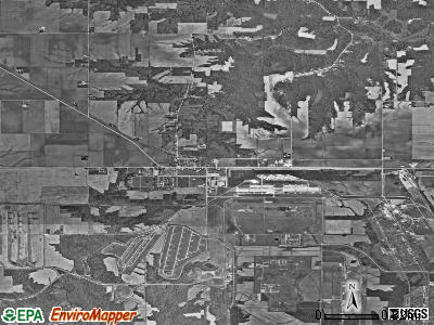 Zip code 52638 satellite photo by USGS