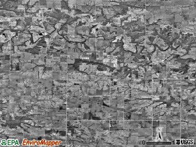 Zip code 52651 satellite photo by USGS