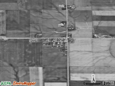 Zip code 52652 satellite photo by USGS