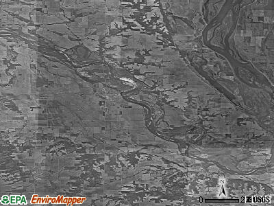 Zip code 52653 satellite photo by USGS