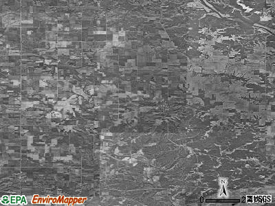 Zip code 52656 satellite photo by USGS