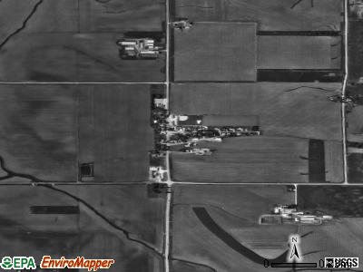 Zip code 52701 satellite photo by USGS