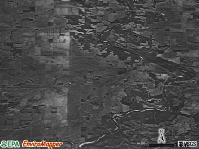 Zip code 52720 satellite photo by USGS
