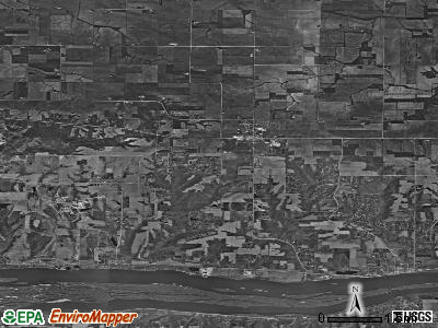 Zip code 52726 satellite photo by USGS