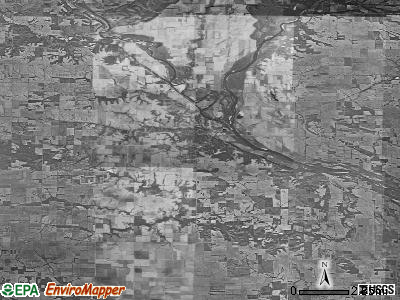 Zip code 52738 satellite photo by USGS