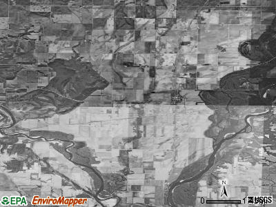 Zip code 52739 satellite photo by USGS