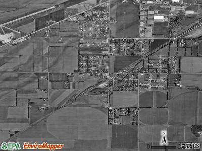 Zip code 52749 satellite photo by USGS