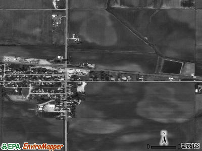Zip code 52757 satellite photo by USGS
