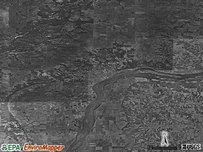Zip code 52761 satellite photo by USGS