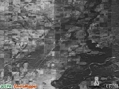 Zip code 52766 satellite photo by USGS