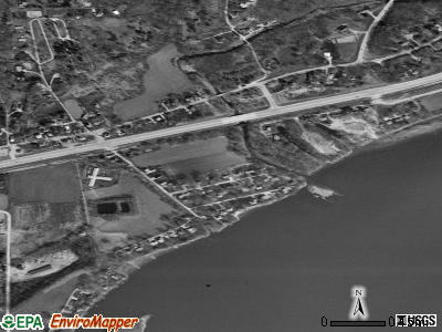 Zip code 52767 satellite photo by USGS