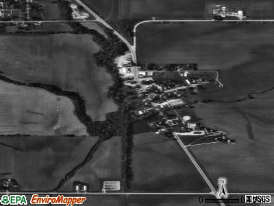 Zip code 52774 satellite photo by USGS