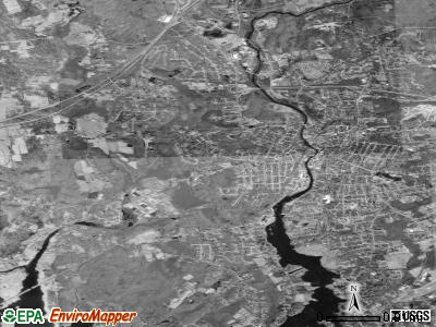 Zip code 06379 satellite photo by USGS