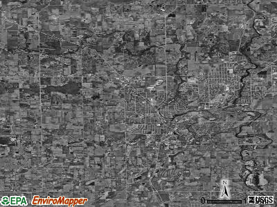 Zip code 53012 satellite photo by USGS