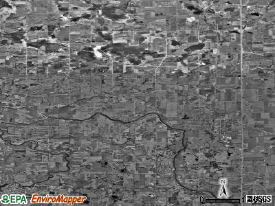 Zip code 53021 satellite photo by USGS