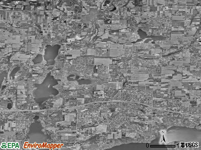 Zip code 53029 satellite photo by USGS