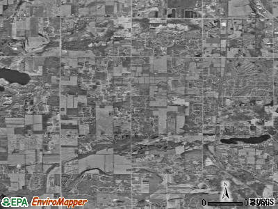 Zip code 53033 satellite photo by USGS