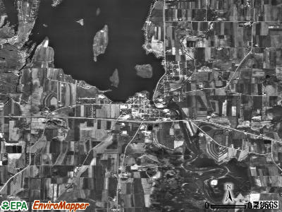 Zip code 53034 satellite photo by USGS