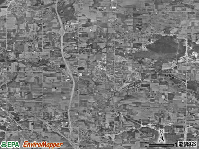 Zip code 53037 satellite photo by USGS