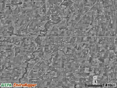 Zip code 53038 satellite photo by USGS