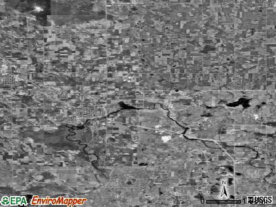 Zip code 53042 satellite photo by USGS