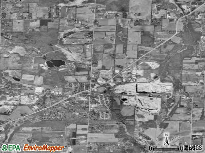Zip code 53046 satellite photo by USGS