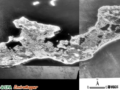 Zip code 06390 satellite photo by USGS