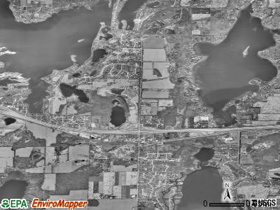Zip code 53058 satellite photo by USGS