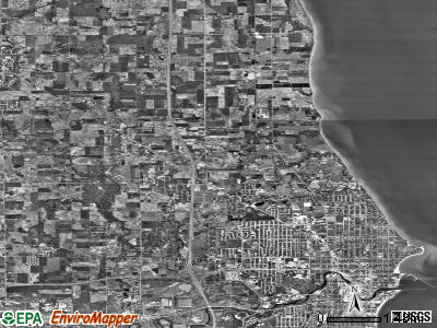 Zip code 53083 satellite photo by USGS