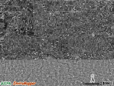 Zip code 53098 satellite photo by USGS
