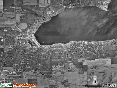 Zip code 53125 satellite photo by USGS