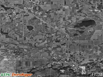 Zip code 53128 satellite photo by USGS