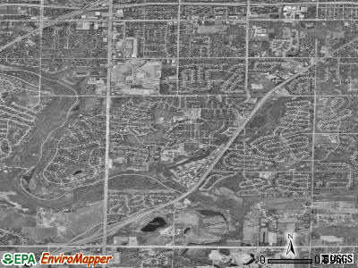 Zip code 53129 satellite photo by USGS