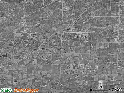 Zip code 53132 satellite photo by USGS