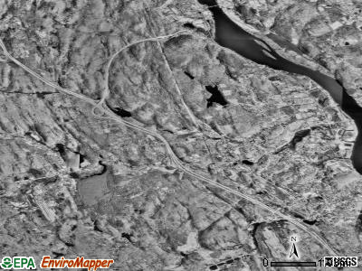 Zip code 06412 satellite photo by USGS