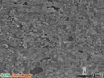 Zip code 53168 satellite photo by USGS