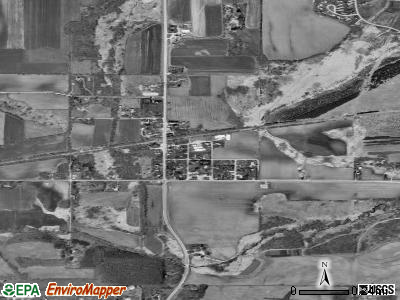 Zip code 53176 satellite photo by USGS