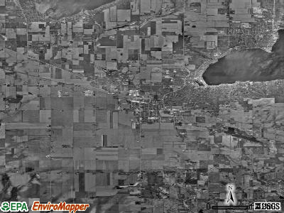 Zip code 53184 satellite photo by USGS